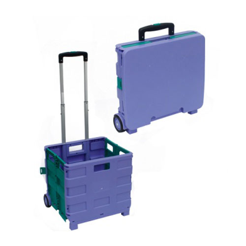 Plastic Ary mbola hanohon fiantsenana Trolley fanasan-damba Travel Portable ny hovidiana amin'ny kodia